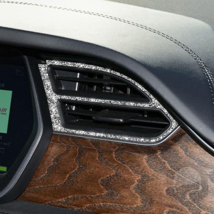 Für Tesla Model X Car Central Control Instrument Air Outlet Diamond Sticker, Right Drive – Bild 6