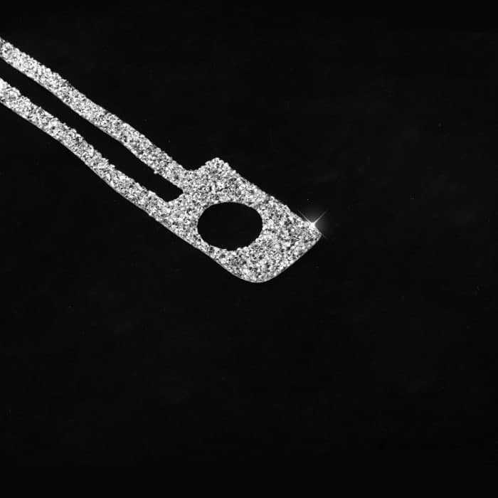 Car Center Control Panel oberer Diamant-Dekorationsaufkleber, linker und rechter Antrieb, Center Control Panel Upper – Bild 3