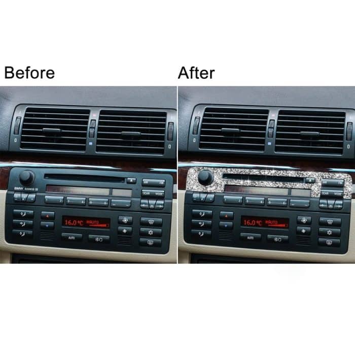 Car Center Control Panel oberer Diamant-Dekorationsaufkleber, linker und rechter Antrieb, Center Control Panel Upper – Bild 7