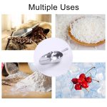 2 Stück Edelstahl-Multifunktionsschaufel, Aluminiumlegierung, Eisschaufel, Lebensmittel-Teeschaufel, Teelöffel, S, M, L, XL – Bild 7