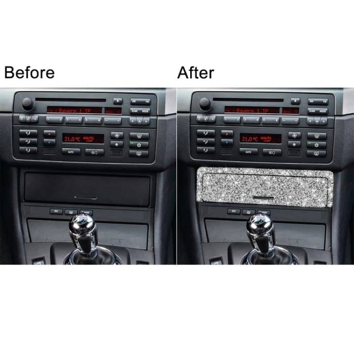 Auto-Schaltknopf-Rahmen, Diamant-Dekorationsaufkleber, linker Antrieb, Gear Button Frame – Bild 7