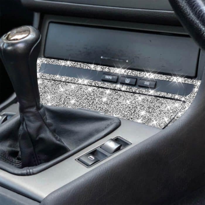 Für BMW Serie 3 E46 1998–2005, Auto-Zigarettenanzünder-Rahmen, Diamant-Dekorationsaufkleber, Cigarette Lighter Frame Right Drive, Cigarette Lighter Frame Left Drive – Bild 6