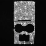 Für Tesla Model 3 Car Center Control Panel mit Loch-Diamant-Aufkleber, linker und rechter Antrieb, universell – Bild 2