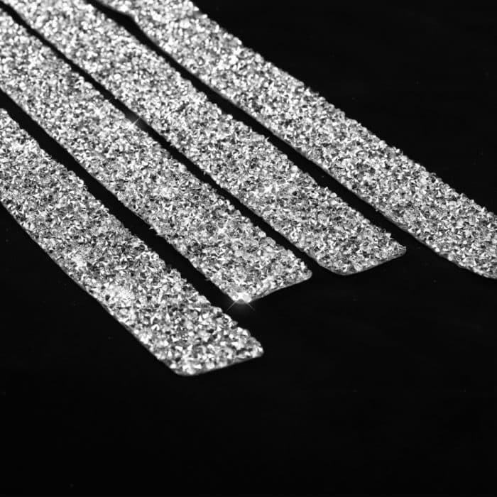 Autotürschwellenstreifen-Diamant-Dekorationsaufkleber, linker und rechter Antrieb, Door Threshold Strip – Bild 3