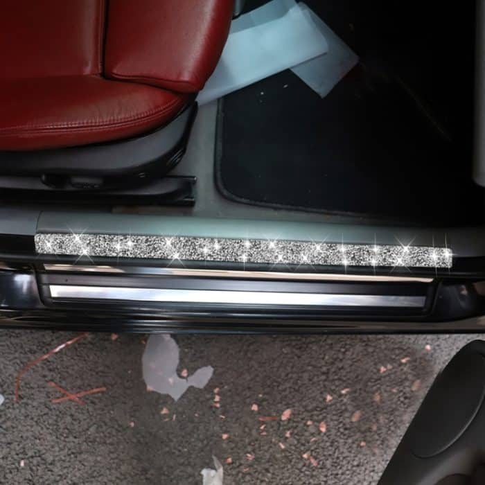 Autotürschwellenstreifen-Diamant-Dekorationsaufkleber, linker und rechter Antrieb, Door Threshold Strip – Bild 6