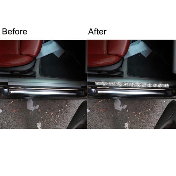Autotürschwellenstreifen-Diamant-Dekorationsaufkleber, linker und rechter Antrieb, Door Threshold Strip – Bild 7