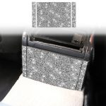 Auto-Rücksitz-Luftauslass-Panel-Diamant-Dekorationsaufkleber, linker und rechter Antrieb, Rear Seat Air Outlet Panel