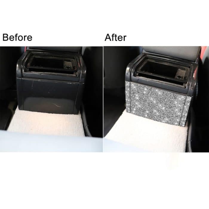 Auto-Rücksitz-Luftauslass-Panel-Diamant-Dekorationsaufkleber, linker und rechter Antrieb, Rear Seat Air Outlet Panel – Bild 7