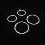 Autohupen-Kreis-Diamant-Dekorationsaufkleber, linker und rechter Antrieb, Horn Circle – Bild 3