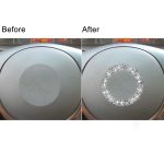 Auto-Lenkrad-Logo-Kreis-Diamant-Dekorationsaufkleber, linker und rechter Antrieb, Steering Wheel Logo Circle – Bild 7