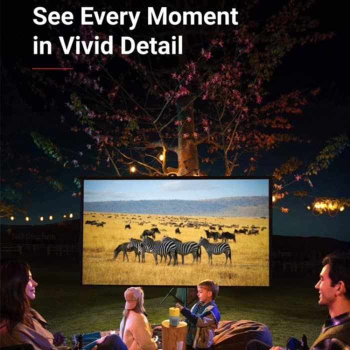 T400 3000 Lumen LED-Miniprojektor unterstützt WLAN-Bildschirmspiegelung, Wifi Edition, EU Plug, Wifi Edition, US Plug, Wifi Edition, UK Plug, Wifi Edition, AU Plug – Bild 6