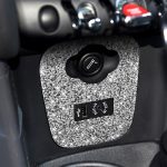 Auto-F-Chassis-Zigarettenanzünder-Abdeckung, Diamant-Dekorationsaufkleber, For BMW Mini Cooper F56 – Bild 5