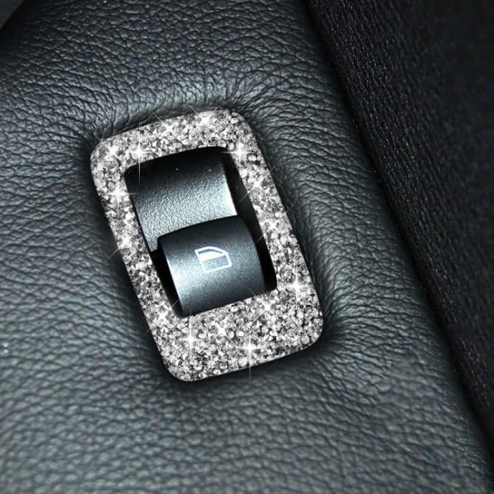 Für BMW X5 E70 2008-2013 / X6 E71 2009-2014 Auto Fensterheber Panel Diamant Dekoration Aufkleber, Lift Panel High Configuration Right Drive, Lift Panel High Configuration Left Drive – Bild 6