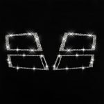 Für BMW X5 E70 / X6 E71 2008-2013 Auto-Seitenluftauslass-Diamant-Dekorationsaufkleber, Side Air Outlet – Bild 2