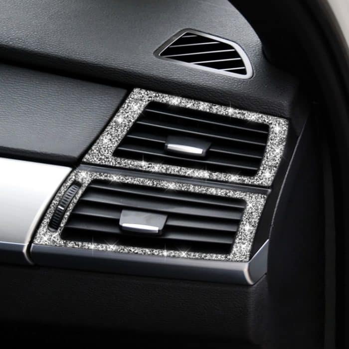 Für BMW X5 E70 / X6 E71 2008-2013 Auto-Seitenluftauslass-Diamant-Dekorationsaufkleber, Side Air Outlet – Bild 6