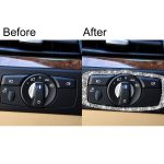 Für BMW X5 E70 / X6 E71 2008-2013 Auto-Scheinwerferschalterrahmen, Diamant-Dekorationsaufkleber, Headlight Switch Frame – Bild 7