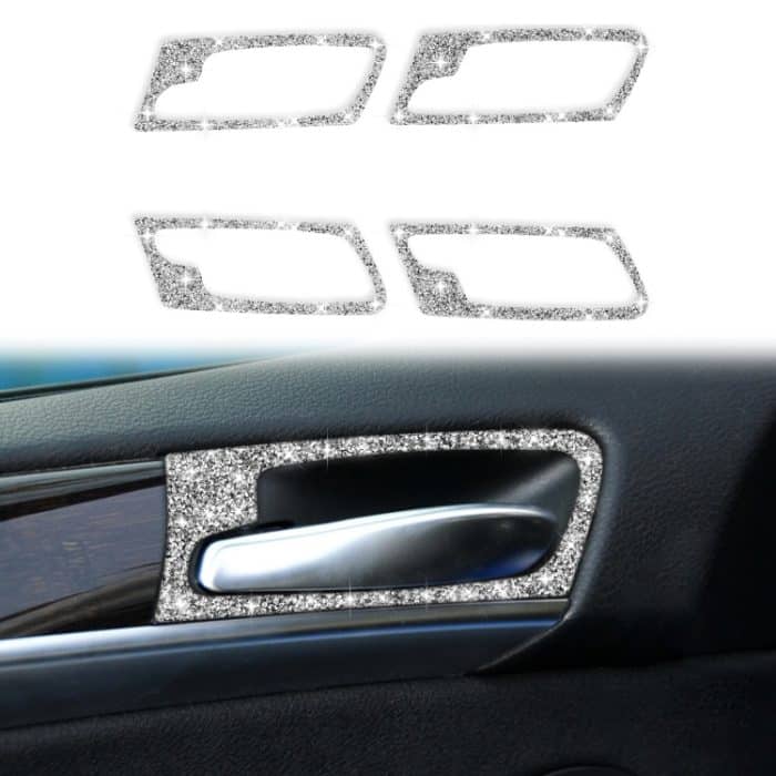 Für BMW X5 E70 / X6 E71 2008-2014 Autotür-Innengriffrahmen Diamant-Dekorationsaufkleber, Door Inner Handle Frame – Bild 1