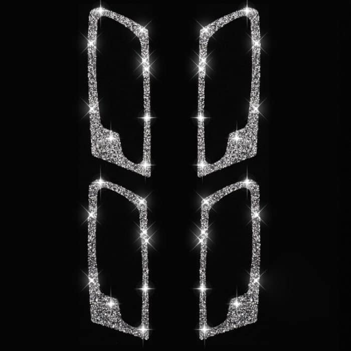 Für BMW X5 E70 / X6 E71 2008-2014 Autotür-Innengriffrahmen Diamant-Dekorationsaufkleber, Door Inner Handle Frame – Bild 2