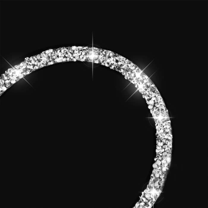 Für BMW E70 2008-2013 / E71 2008-2014 6 Stück Autohupen-Kreis-Diamant-Dekorationsaufkleber, 6pcs Horn Circle – Bild 3