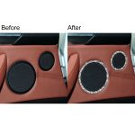 Für BMW E70 2008-2013 / E71 2008-2014 6 Stück Autohupen-Kreis-Diamant-Dekorationsaufkleber, 6pcs Horn Circle – Bild 7