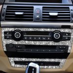 Für BMW X5 E70 2008–2013/X6 E71 2009–2014, Auto-Klimaanlagen-Set, Diamant-Dekorationsaufkleber, Air Conditioner Set – Bild 6