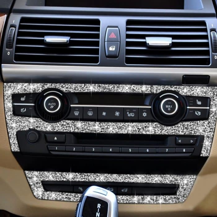 Für BMW X5 E70 2008–2013/X6 E71 2009–2014, Auto-Klimaanlagen-Set, Diamant-Dekorationsaufkleber, Air Conditioner Set – Bild 6