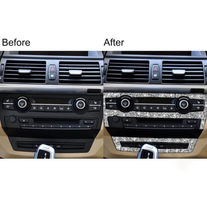 Für BMW X5 E70 2008–2013/X6 E71 2009–2014, Auto-Klimaanlagen-Set, Diamant-Dekorationsaufkleber, Air Conditioner Set – Bild 7
