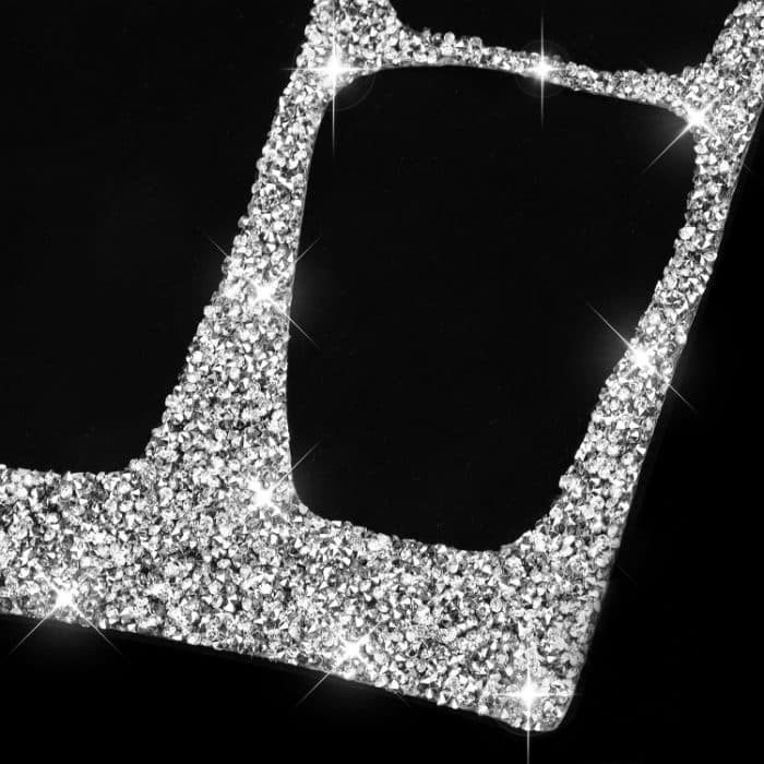 Für BMW X5 E70 2008-2013 / X6 E71 2009-2014 Auto-Schalttafel-Diamant-Dekorationsaufkleber, Gear Panel, High Configuration Left Drive, Gear Panel, High Configuration Right Drive – Bild 3