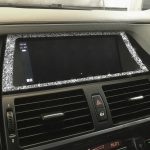 Für BMW X5 E70 / X6 E71 2008–2013, Auto-Navigationsrahmen, Diamant-Dekorationsaufkleber, Navigation Frame – Bild 6