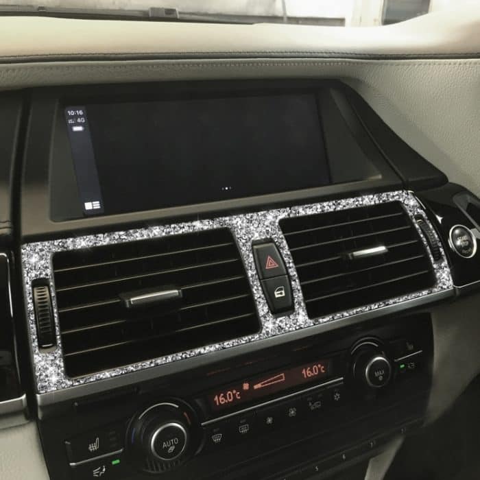 Für BMW X5 E70 / X6 E71 2008-2013 Auto-Mittelluftauslass-Diamant-Dekorationsaufkleber, Middle Air Outlet – Bild 6