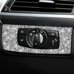 Für BMW X5 E70 / X6 E71 2008-2013 Auto-Scheinwerfer-Panel-Diamant-Dekorationsaufkleber, Headlight Panel Right Drive, Headlight Panel Left Drive – Bild 6