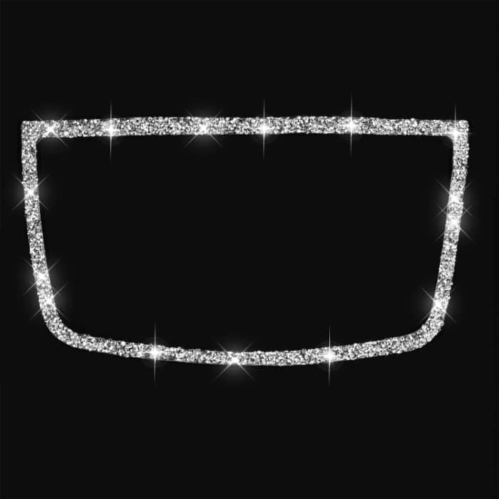 Für BMW X5 E70 / X6 E71 2008–2013, Auto-Armaturenbrett, Hornrahmen, Diamant-Dekorationsaufkleber, Dashboard Horn Frame – Bild 2