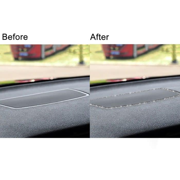 Für BMW X5 E70 / X6 E71 2008–2013, Auto-Armaturenbrett, Hornrahmen, Diamant-Dekorationsaufkleber, Dashboard Horn Frame – Bild 7