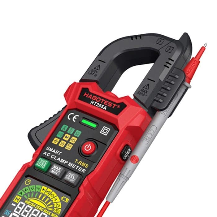 HABOTEST HT205A Multifunktionales, intelligentes, brennfestes Zangenmultimeter – Bild 2