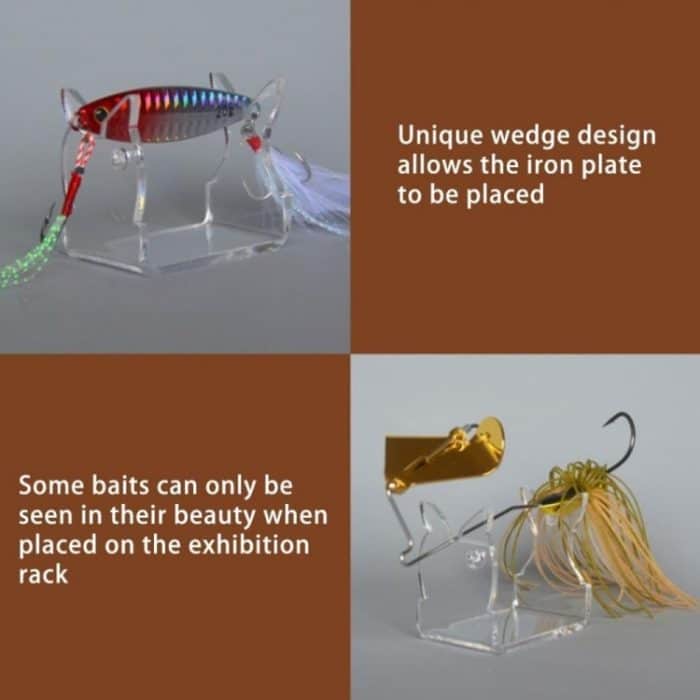 YX061 4 Stück/Set Angelköder-Ausstellungsständer – Bild 7