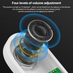 C303B One-to-One Home Drahtlose Türklingel Temperatur Digitalanzeige Fernbedienung Älterer Pager, US Plug, EU Plug – Bild 4