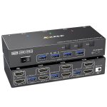 KC-KVM302AS 4K 60Hz USB3.0 / HDMI Dual Monitors KVM-Switch