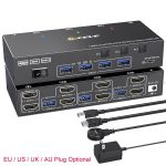 KC-KVM302AS 4K 60Hz USB3.0 / HDMI Dual Monitors KVM-Switch – Bild 8