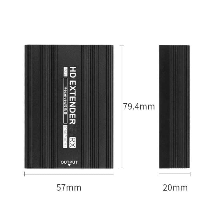 Measy ET1815 HDMI Extender Sender- und Empfängerkonverter, Übertragungsentfernung: 150 m, AU, EU, US, UK – Bild 2