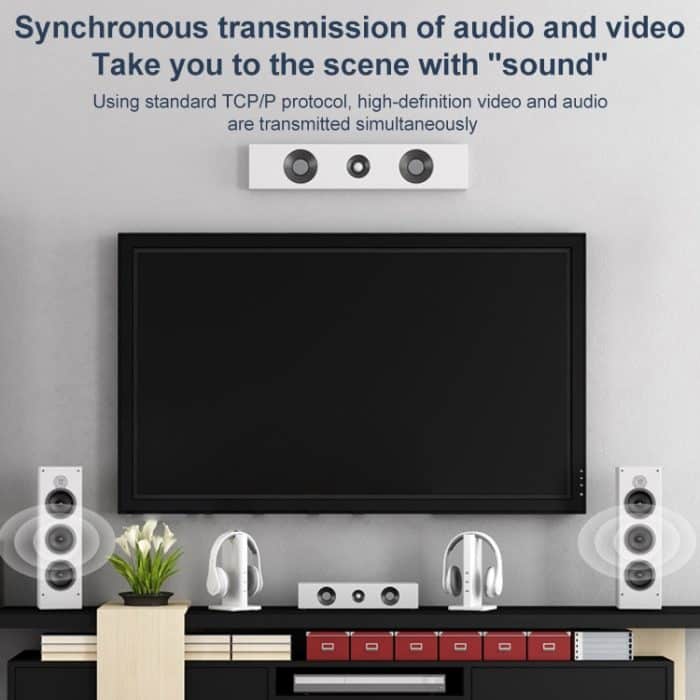 Measy ET1815 HDMI Extender Sender- und Empfängerkonverter, Übertragungsentfernung: 150 m, AU, EU, US, UK – Bild 7