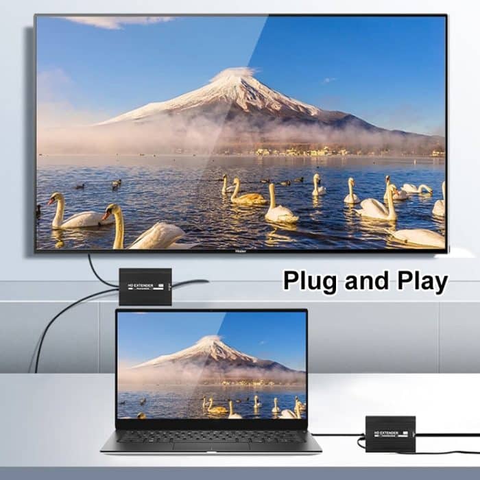 Measy ET1815 HDMI Extender Sender- und Empfängerkonverter, Übertragungsentfernung: 150 m, AU, EU, US, UK – Bild 8