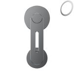 ZF013 Für Tesla MagSafe Magnetischer versteckter Telefonhalter, Flip-Version, ZF013 (Grey), ZF013