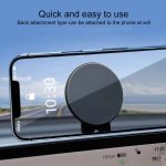 ZF013 Für Tesla MagSafe Magnetischer versteckter Telefonhalter, Flip-Version, ZF013 (Grey), ZF013 – Bild 2