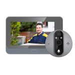 ESCAM C87 1080P 4,3 Zoll Smart WiFi Digitaler Türspion unterstützt Weitwinkel-PIR & Nachtsicht & Dingdong-Foto, C87