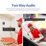 ESCAM C87 1080P 4,3 Zoll Smart WiFi Digitaler Türspion unterstützt Weitwinkel-PIR & Nachtsicht & Dingdong-Foto, C87 – Bild 6