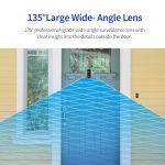 ESCAM C87 1080P 4,3 Zoll Smart WiFi Digitaler Türspion unterstützt Weitwinkel-PIR & Nachtsicht & Dingdong-Foto, C87 – Bild 7