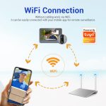 ESCAM C87 1080P 4,3 Zoll Smart WiFi Digitaler Türspion unterstützt Weitwinkel-PIR & Nachtsicht & Dingdong-Foto, C87 – Bild 8