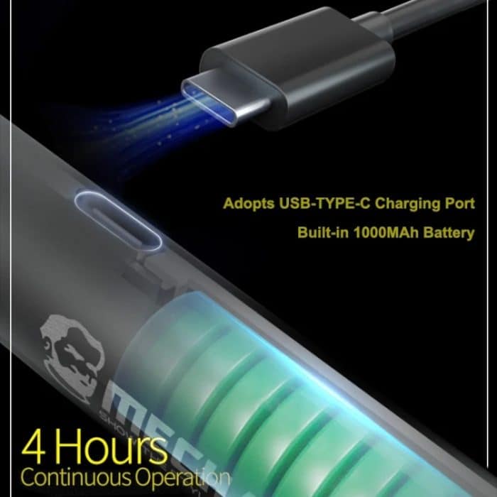 Mechaniker GDR1, der drahtlosen kleinen Handchip-Polier-Schleifstift auflädt – Bild 7