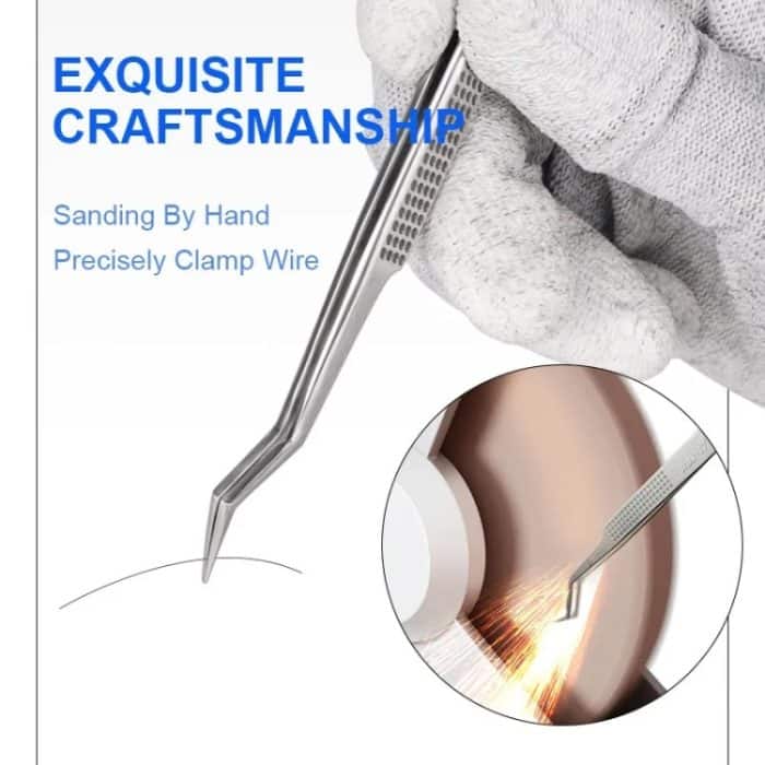 Mechaniker Aax-17 Nichtmagnetische Edelstahlpinzette – Bild 4