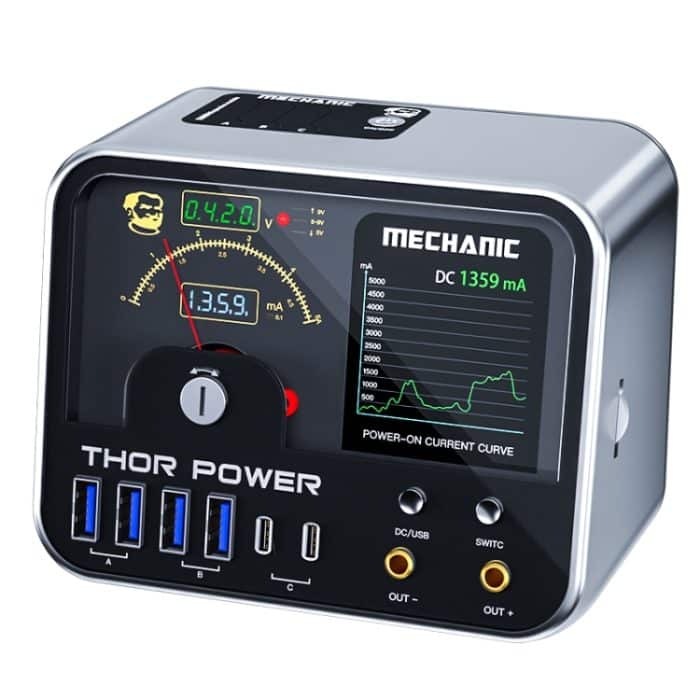 Mechanic Thor Power Intelligente DC-geregelte Diagnoseversorgung mit Erweiterungsschnittstelle, US, EU – Bild 1